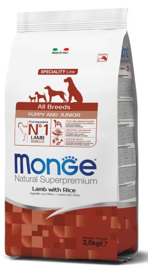 MONGE ALL BREEDS PUPPY agnello/risoKG.2,5