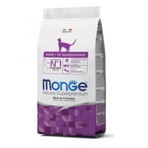 MONGE CAT ADULT POLLO KG.1,5