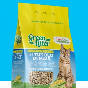 GREEN LITTER IN TUTOLO DI MAIS PER GATTI 6LT